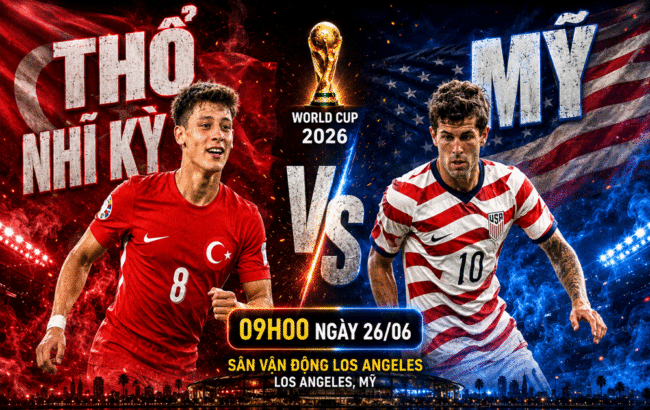 Nhận định Thổ Nhĩ Kỳ vs Mỹ 9h00 ngày 26/6 (Bảng D): Mỹ tự tin giữ chuỗi thắng 1 Thổ Nhĩ Kỳ vs Mỹ